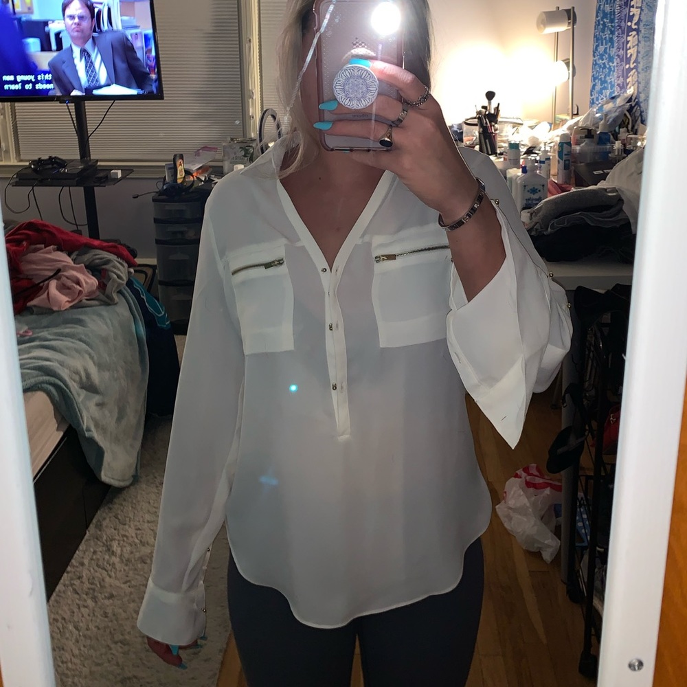 white blouse